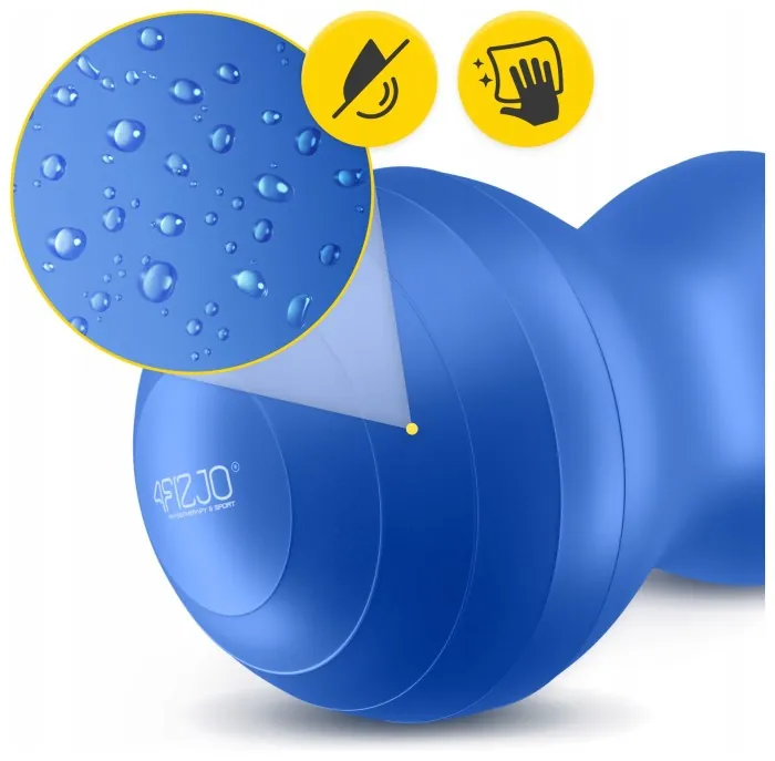 М'яч для фітнесу (арахіс) 4FIZJO Air Ball Peanut 45 x 90 см Anti-Burst Blue (P-5907739312945)