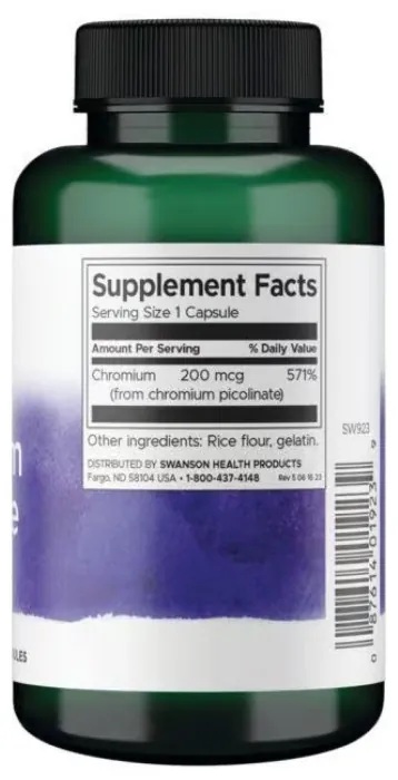 Chromium Picolinate 200mcg - 200 сaps