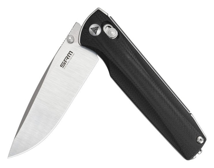 Ніж складаний SRM Terrier 258L-GB, чорний