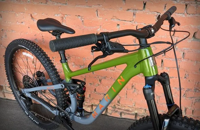 Велосипед двухподвес 29" Marin Rift Zone 1 трейловый (2025) Green/Grey
