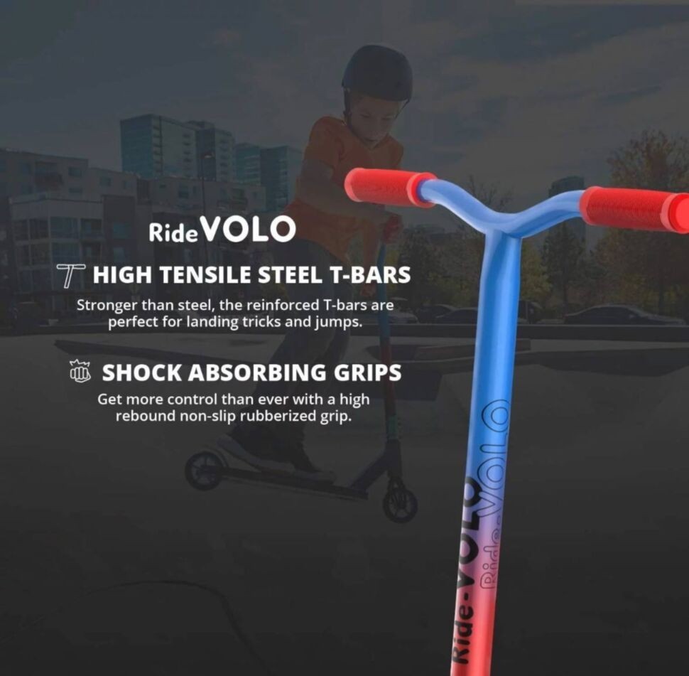 Трюковий самокат Maraton Ride Volo Silver T02, укр, укр