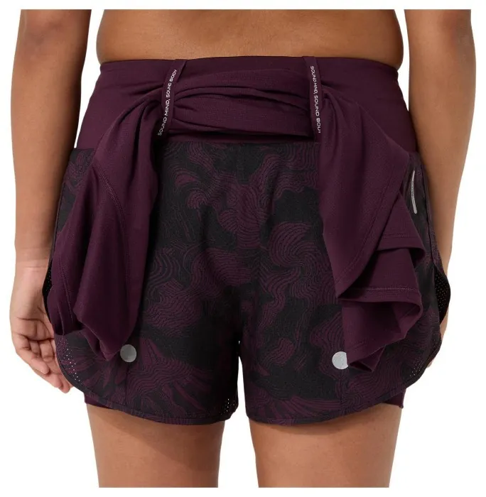 Сукні, спідниці, бриджі, шорти Asics ( 2012D077-501 ) ROAD ALL OVER PRINT 2-N-1 3.5IN SHO
