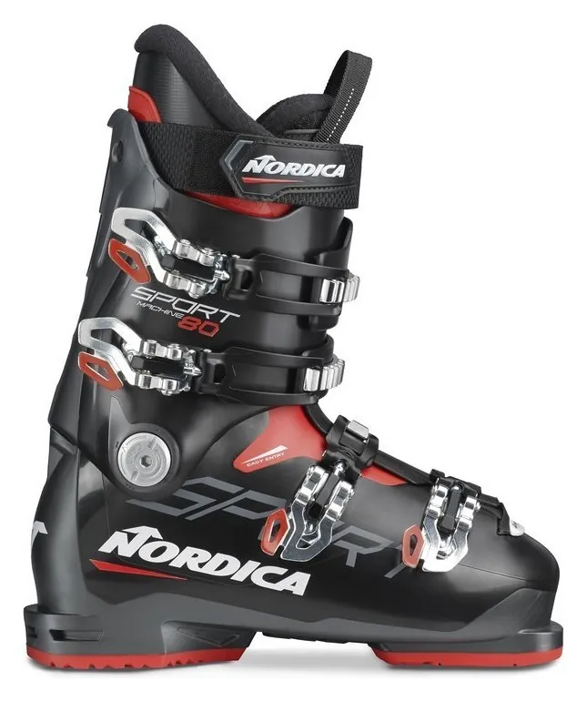 Черевики лижні Nordica SPORTMACHINE 80 40.5 (260мм) Black/anthracite/red (050R4601-WRH) (44.5 (290мм) 290мм anthracite, black, red)