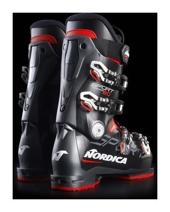 Ботинки горнолыжные Nordica SPORTMACHINE 80 40.5 (260мм) Black/anthracite/red (050R4601-WRH)