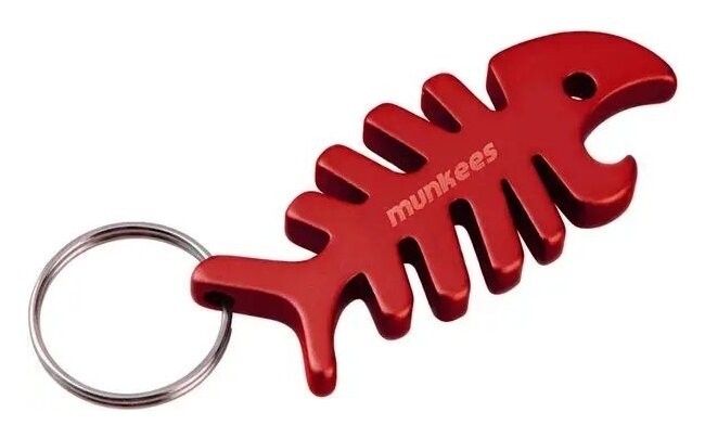 Munkees 3428 брелок-відкривачка Fish Bone red, укр, укр