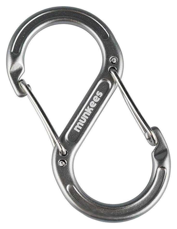 Munkees 3275 карабін Forged S grey