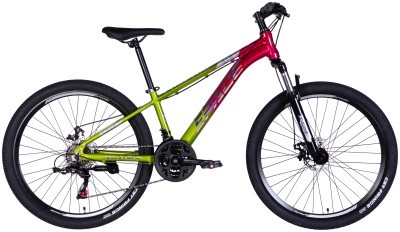 Велосипед AL 26" SPACE PHAETON DD FR рама-13" зелено-розовый 2025