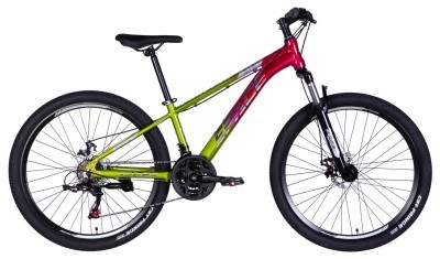 Велосипед AL 26" SPACE PHAETON DD FR рама-13" зелено-розовый 2025