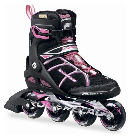 Роликові коньки для дорослих Rollerblade MACROBLADE 80 W 38.5 (7.5US) 245мм Black/pink (07623800 7Y9), укр