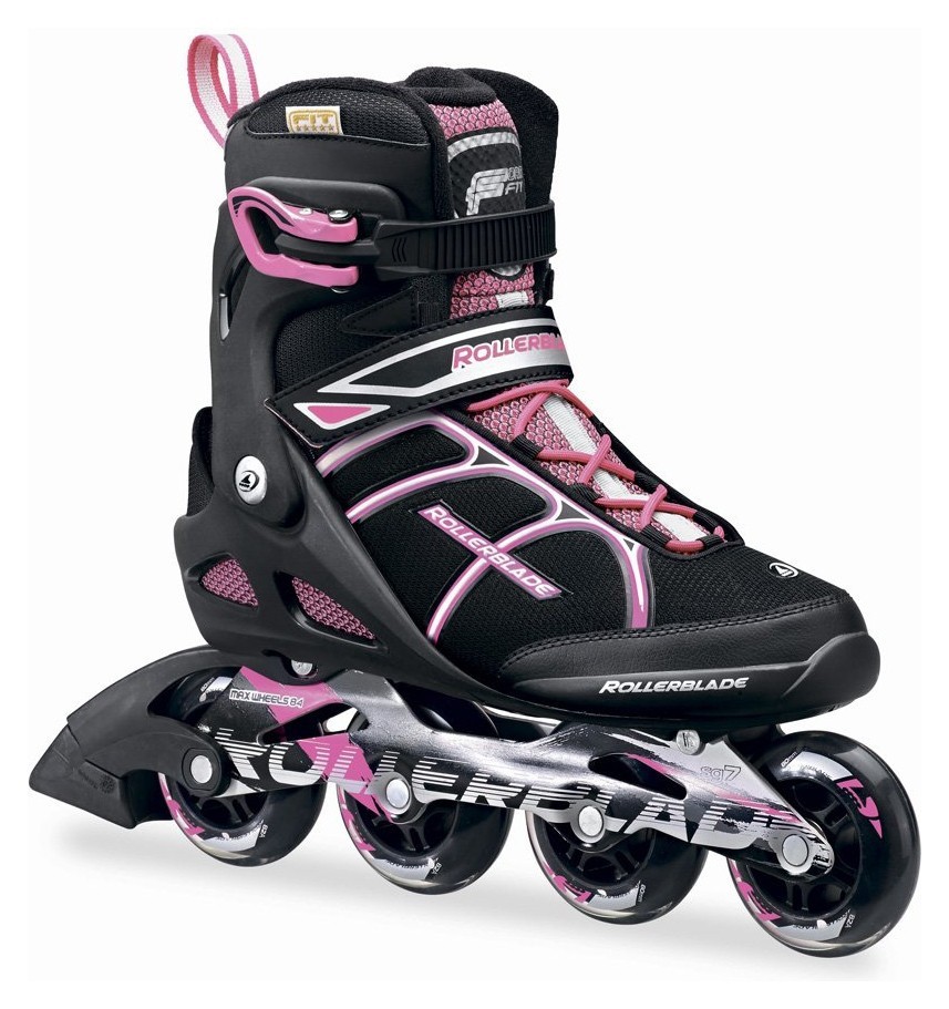 Роликові коньки для дорослих Rollerblade MACROBLADE 80 W 38.5 (7.5US) 245мм Black/pink (07623800 7Y9), укр, укр