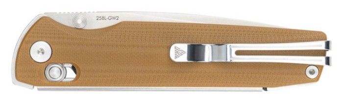 Нож складной SRM Terrier 258L-GW2, коричневый