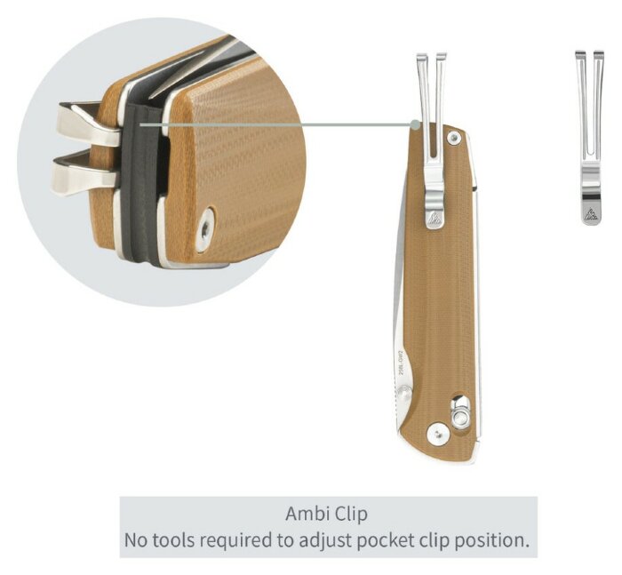 Нож складной SRM Terrier 258L-GW2, коричневый