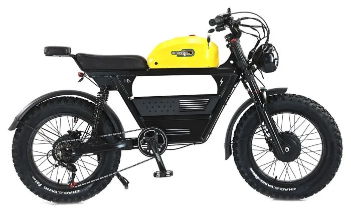 Електровелосипед Akez Tank Dual Motor (3000 Вт; 26 А*год; 48 В), колеса 20", з ручкою газу, чорний, укр, укр
