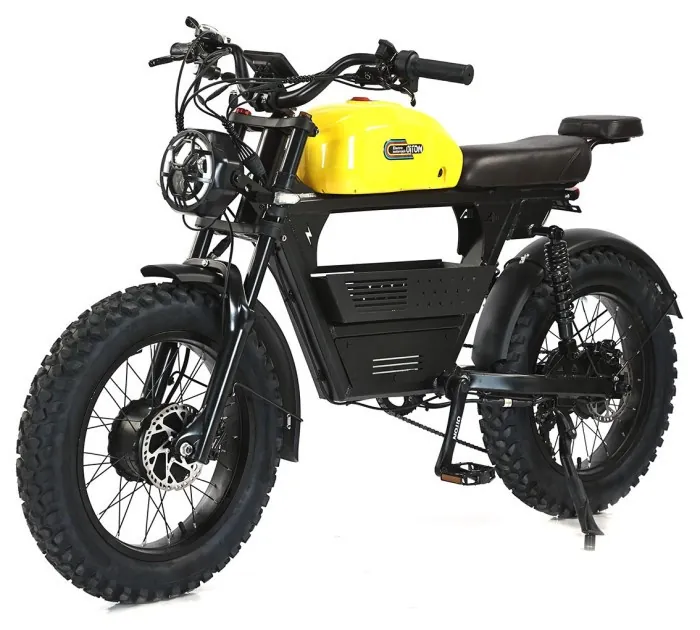 Електровелосипед Akez Tank Dual Motor (3000 Вт; 26 А*год; 48 В), колеса 20", з ручкою газу, чорний