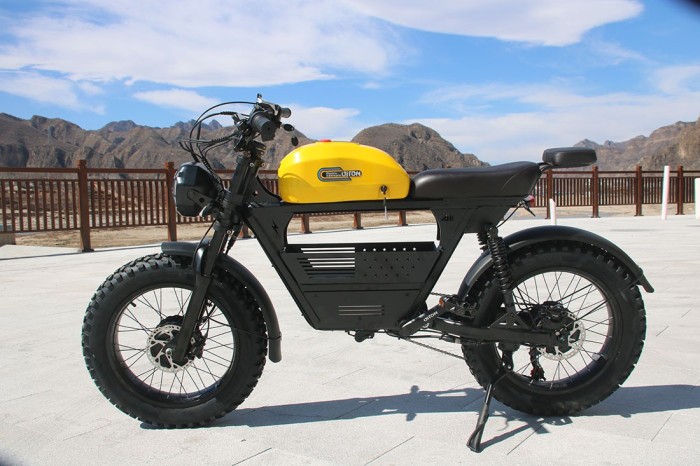 Електровелосипед Akez Tank Dual Motor (3000 Вт; 26 А*год; 48 В), колеса 20", з ручкою газу, чорний