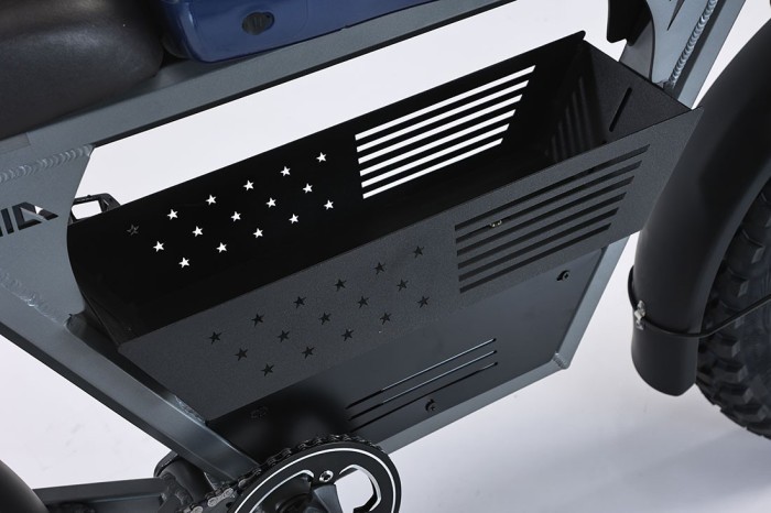 Електровелосипед Akez Tank Dual Motor (3000 Вт; 26 А*год; 48 В), колеса 20", з ручкою газу, чорний, укр, укр