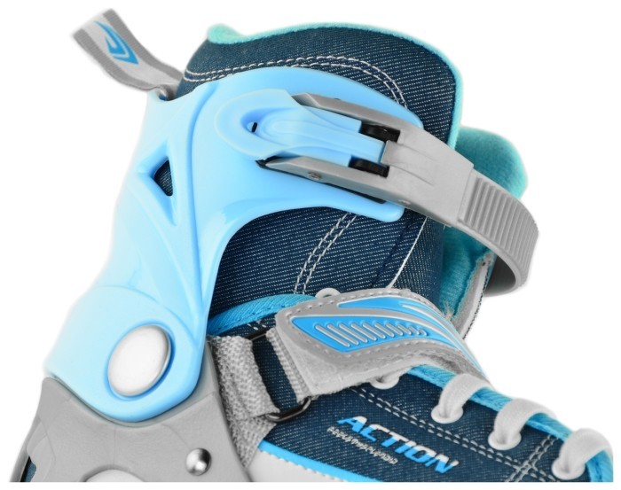 Роликовые коньки Action KIRE/Blue/37-40