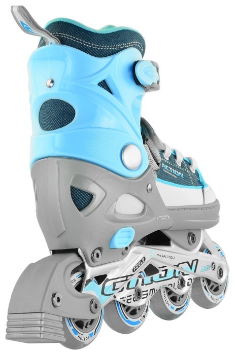 Роликовые коньки Action KIRE/Blue/37-40