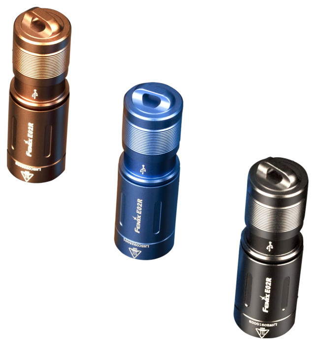 Фонарь ручной Fenix E02R синий