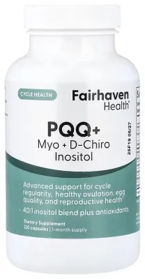 PQQ + Myo + D-Chiro Inositol Plus - 120 caps