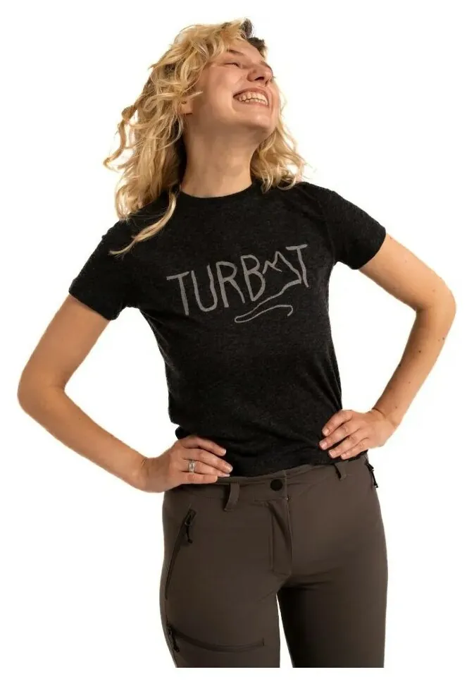 Футболка Turbat Magic Logo SS Wmn (S Caviar)