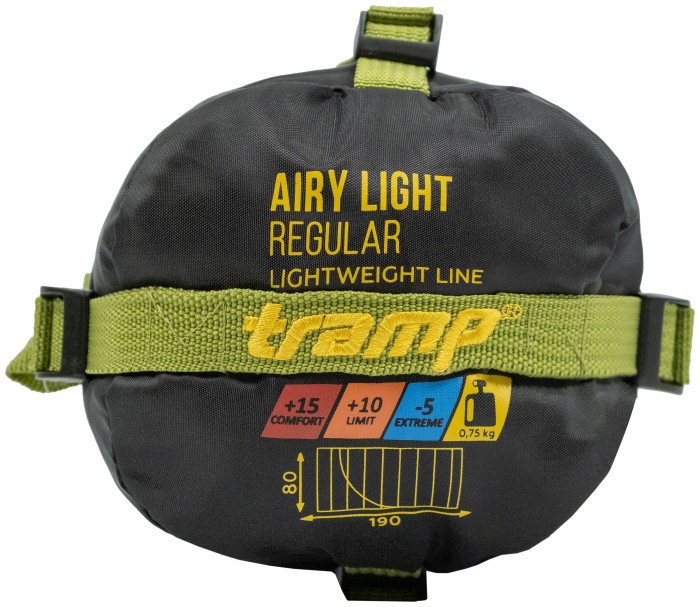 Спальный мешок Tramp Airy Light карандаш левый olive 190/80 UTRS-056