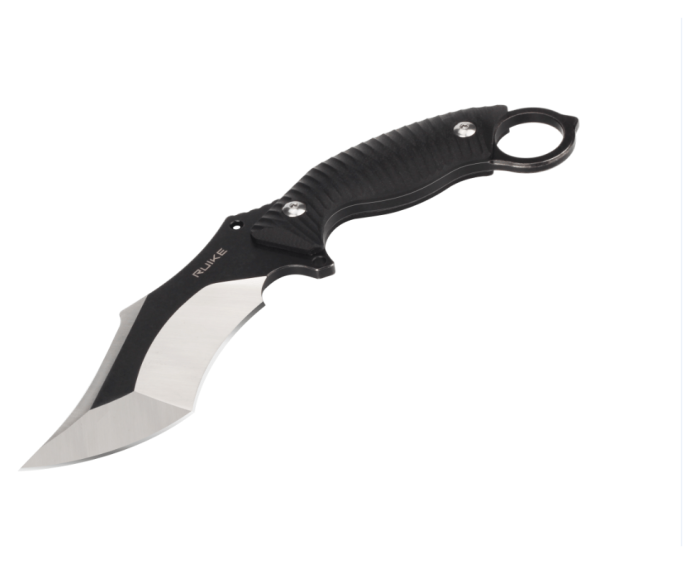 Ніж фіксований мисливський Ruike F181-B1, (11.5 см) 14C28N / G10 чорний