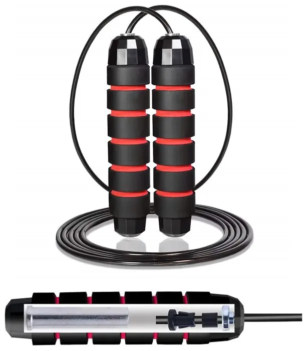 Скакалка скоростная для кроссфита Cornix Speed Rope Classic с отягощением XR-0354 Black/Red
