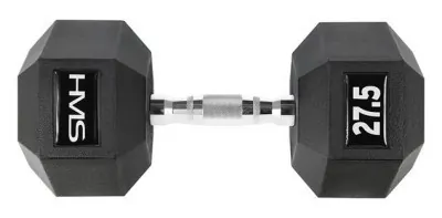Гантель шестигранный HMS HEX PRO, 27,5 кг