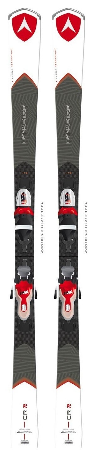 Лежи горные (комплект) Dynastar CR 72 ECO+XPress 10 178см Grey/white/red (DACC401+FCCD037) O