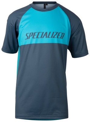Футболка Specialized ENDURO GROM JERSEY SS YTH AQA/CSTBLU 2020