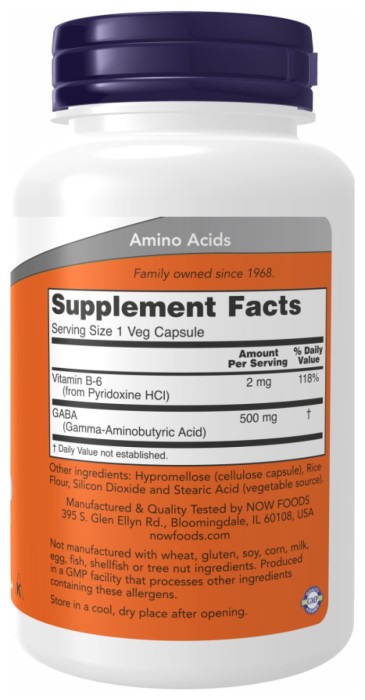 GABA 500mg - 100vcaps