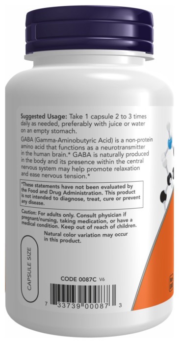 GABA 500mg - 100vcaps