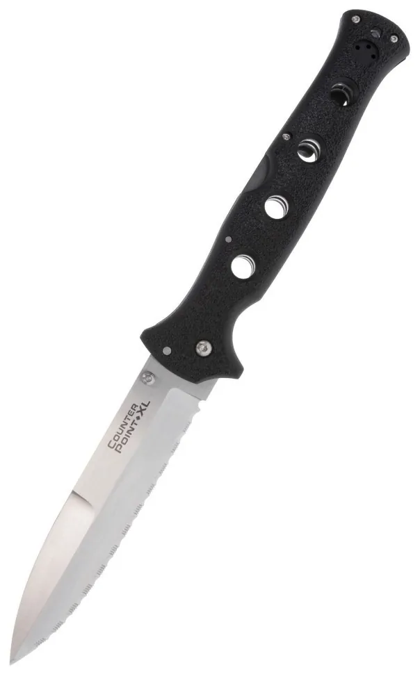 Ніж складаний Cold Steel Counter Point 6" Serrated, Black (SHM_CST CS-10AAS)