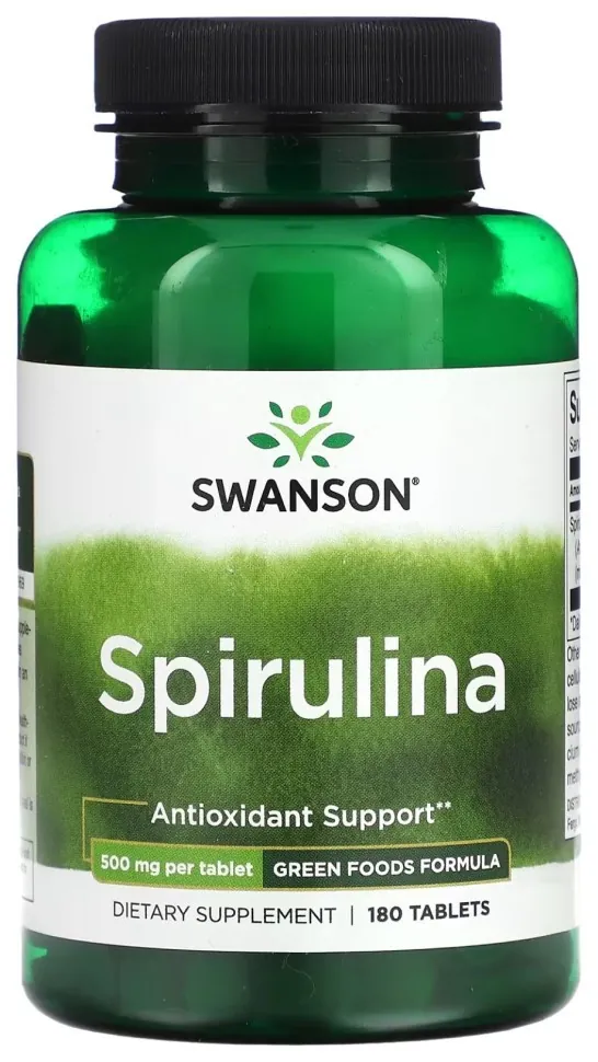 Spirulina 500mg - 180 tabs