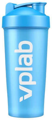 Shaker with blender ball - 700ml Cyan