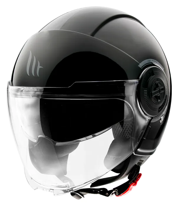 Мотошолом MT VIALE SV S Solid Gloss Black XS