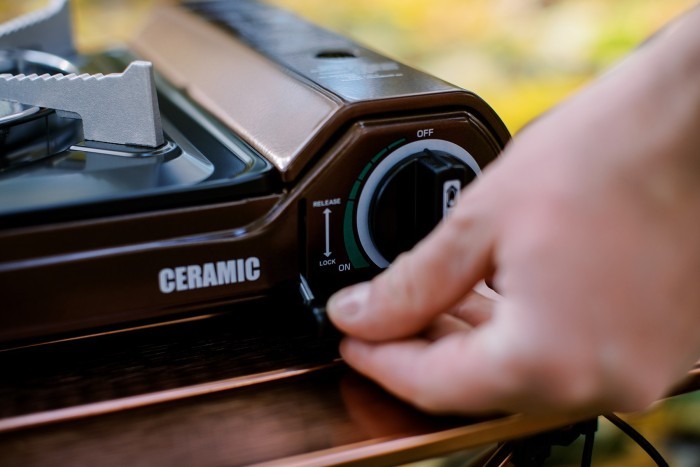 Газова плита Tribe Ceramic T-HD-0004, brown