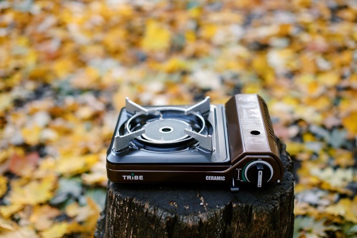 Газова плита Tribe Ceramic T-HD-0004, brown, укр, укр