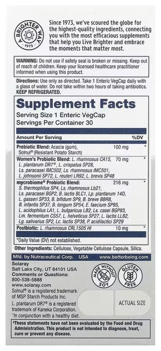Complete Probiotic Women's - 30 vcaps
