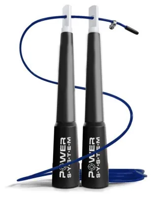 Скакалка швидкісна Power System PS-4033 Crossfit Jump Rope Blue (2,8m.)