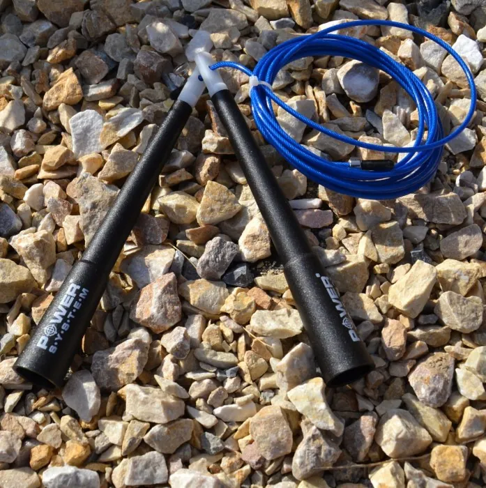 Скакалка швидкісна Power System PS-4033 Crossfit Jump Rope Blue (2,8m.)