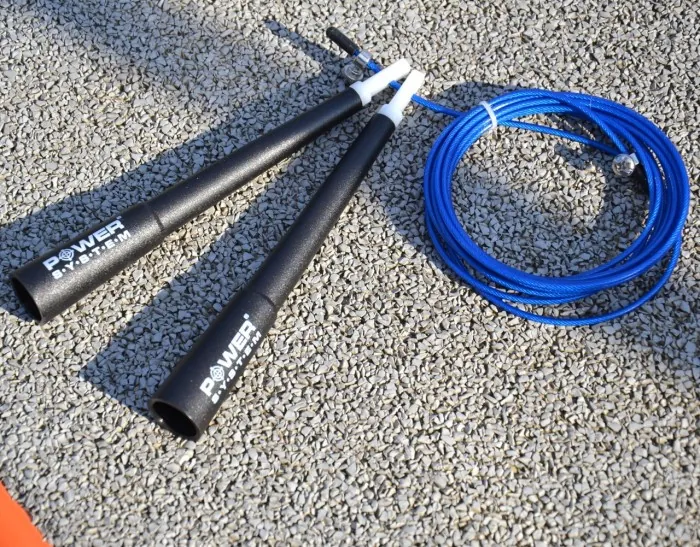 Скакалка швидкісна Power System PS-4033 Crossfit Jump Rope Blue (2,8m.)