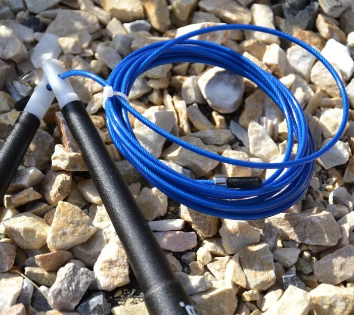 Скакалка швидкісна Power System PS-4033 Crossfit Jump Rope Blue (2,8m.)