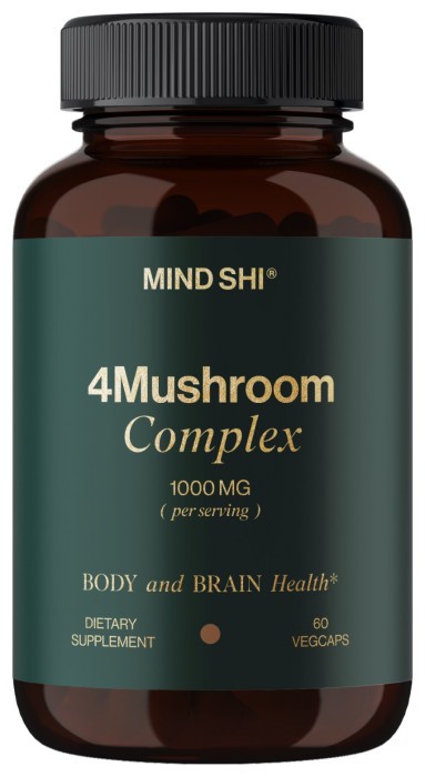4Mushroom Complex 1000 mg - 60 vegcaps (поврежденная банка)