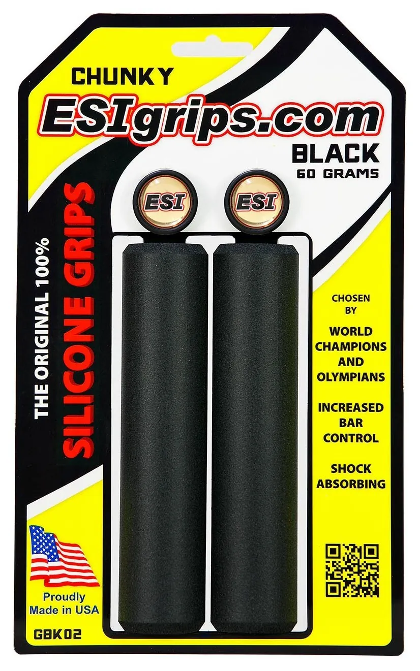 Гріпси ESI Chunky Black (чорні) (OBOD_GBK02)