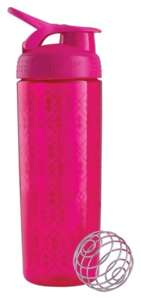 Шейкер BlenderBottle SportMixer Signature Sleek 28oz/820ml Pink Geo Lace (PP_Sleek_PINK_GEO)
