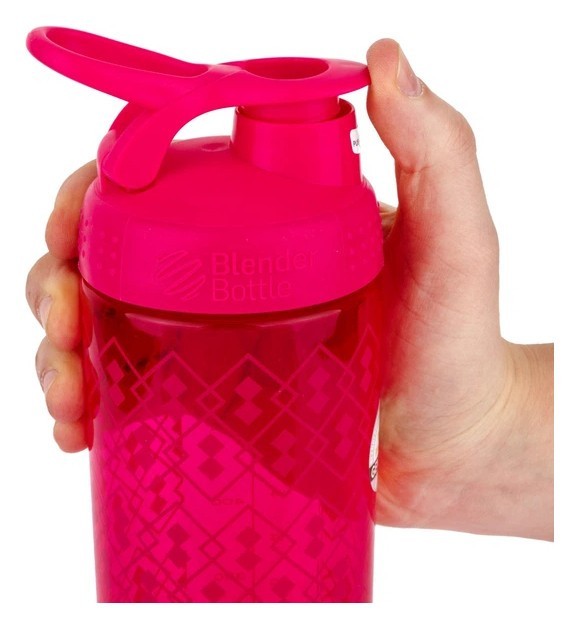 Шейкер BlenderBottle SportMixer Signature Sleek 28oz/820ml Pink Geo Lace