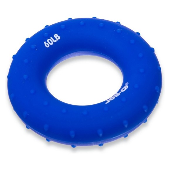Эспандер кистевой Кольцо (1шт) JELLO FI-1787 (силикон, нагрузка 60LB), синий, укр