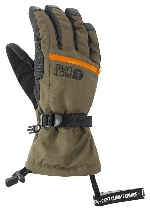 Перчатки Picture Organic Kincaid dark army green, укр, укр